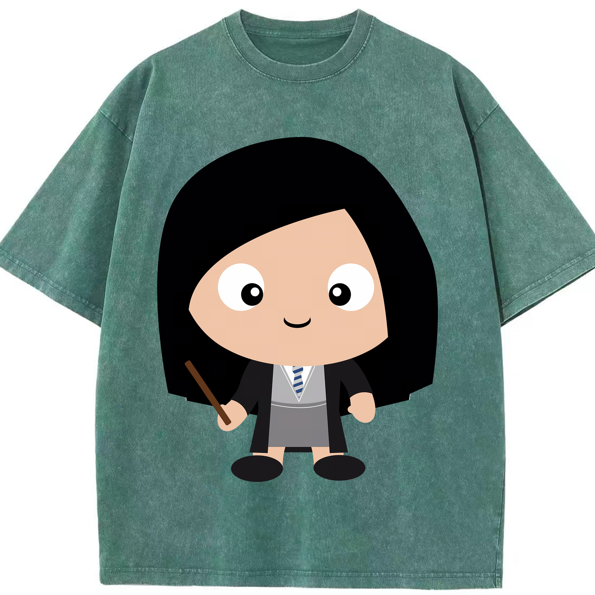 （画像用） Harry Potter ハリー・ポッターシリーズ 綿100% ヴィンテージ風 半袖Tシャツ（フロントプリント）